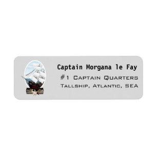 Étiquette Un bateau pirate