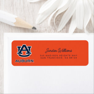 Étiquette Université d'Auburn AU Auburn