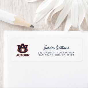 Étiquette Université d'Auburn AU Auburn