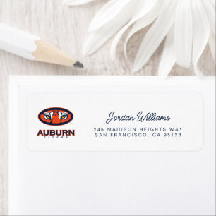 Étiquette Université d'Auburn Auburn Tigers