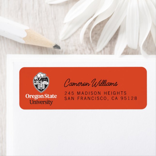 Étiquette Université d'État de l'Oregon (En situation)