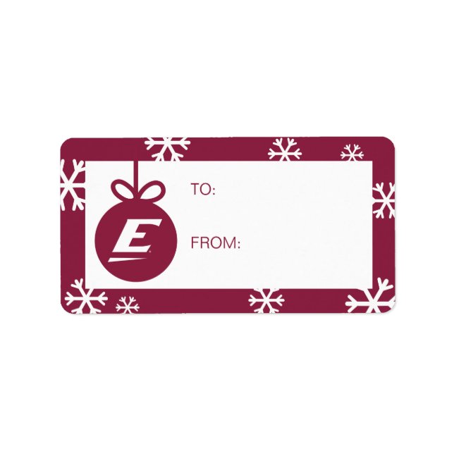 Étiquette Université du Kentucky oriental E (Devant)