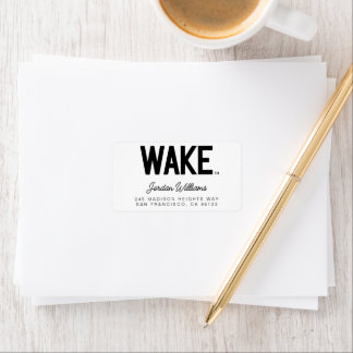 Étiquette Université Wake Forest | Wordmark Wake