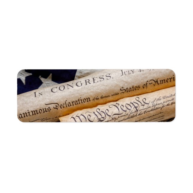 Étiquette US Founding Documents (Devant)