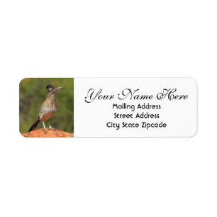 Étiquette Utah Roadrunner Adresse de retour