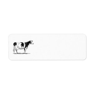 Étiquette Vache du Holstein