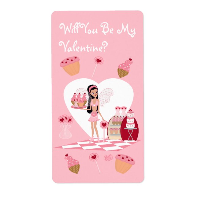 Étiquette Valentine Faery (Devant)