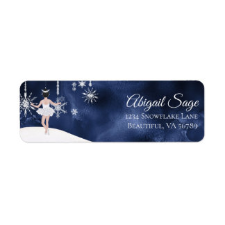 Étiquette Valse des flocons de neige Ballet Nutcracker Adres