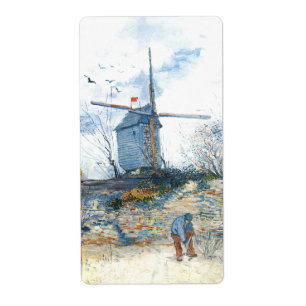 Étiquette Van Gogh : Le moulin de Galette