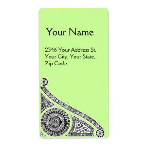 Étiquette vert RENAISSANCE