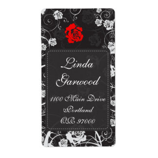 Étiquette Verticale de l'étiquette d'expédition de