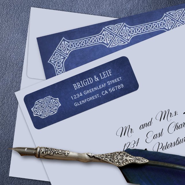 Étiquette Viking Celtic Gamer Mariage (Créateur téléchargé)