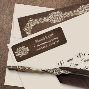 Étiquette Viking Celtic Gamer Mariage