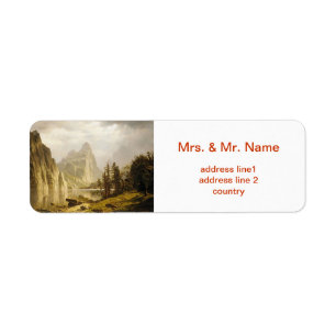 Étiquette Ville de la bière Albert Merced River Yosemite Val
