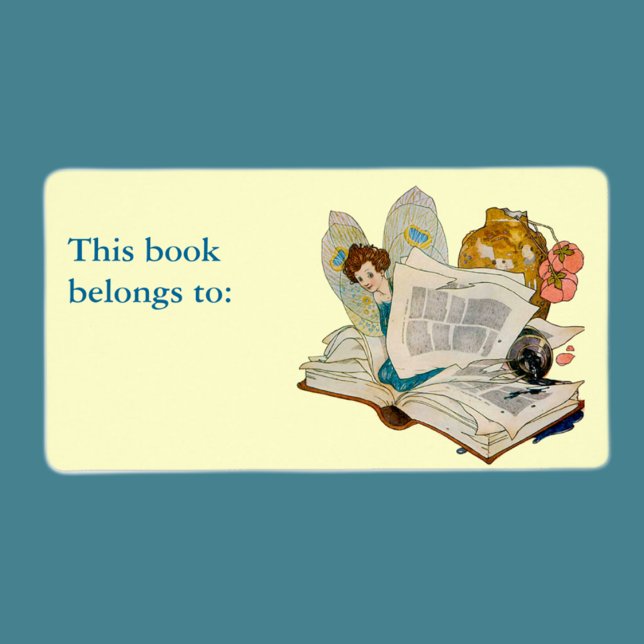 Étiquette Vin de livre Fairy (Créateur téléchargé)