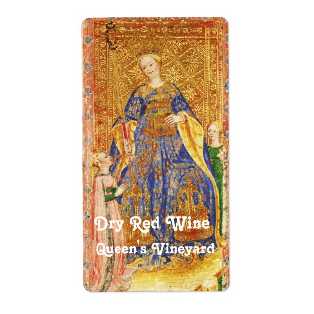 ÉTIQUETTE VIN DU VIGNOBLE DE LA REINE/RENAISSANCE ANTIQUE (Devant)