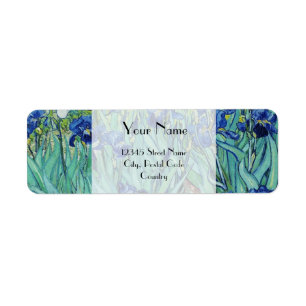 Étiquette Vincent van Gogh, Irises