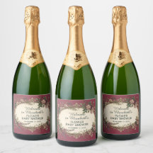 Étiquette Vintage avec fleurs colorées 27 + votre 
