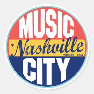 Étiquette Vintage de Nashville