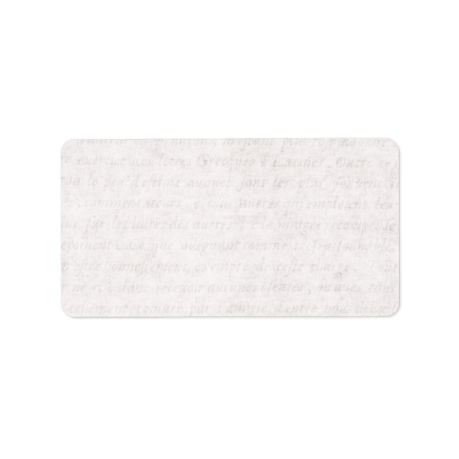 Étiquette Vintage Paper (Devant)