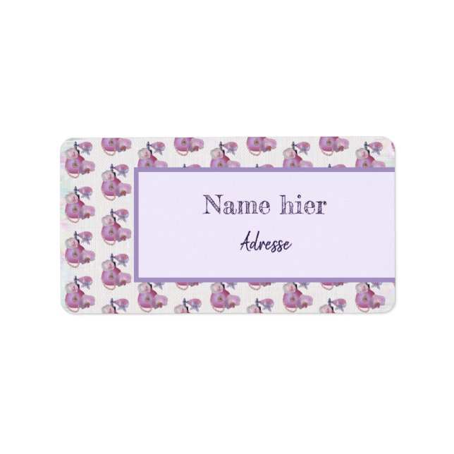 Étiquette Vintage Parfüm (Devant)