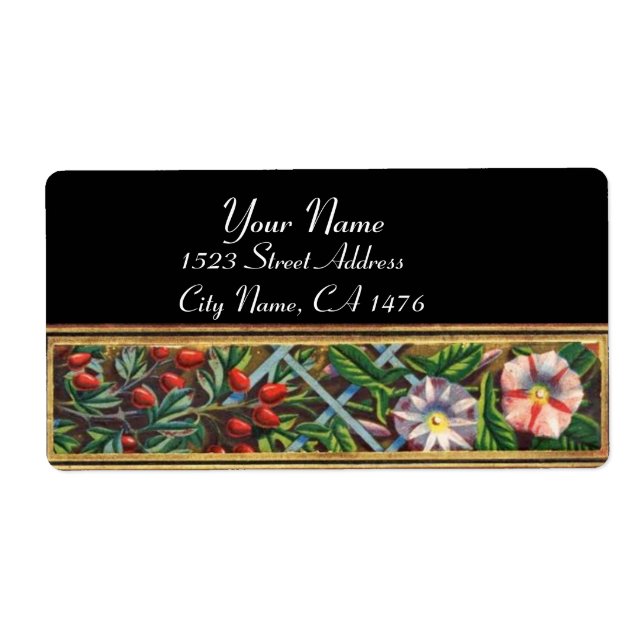 Étiquette Violet (Devant)