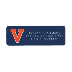 Étiquette Virginia Cavaliers Diplômé