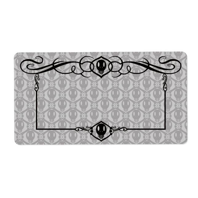 Étiquette Visages morbides (Devant)