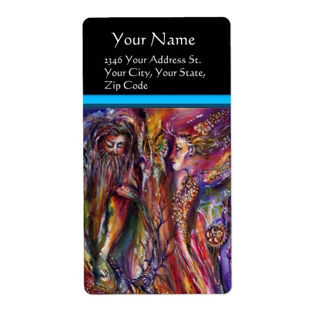 ÉTIQUETTE VIVIEN ET MERLIN (Devant)