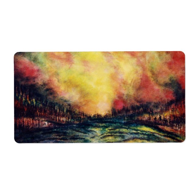 Étiquette Voie pacifique (Devant)