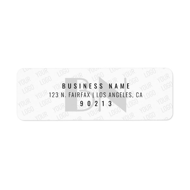 Étiquette Votre logo huilé et automatiquement éclairé (Devant)