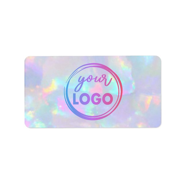 Étiquette votre logo sur pastel opal gemstone (Devant)