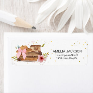 Étiquette Voyager de Mlle à Mme vintage douche nuptiale