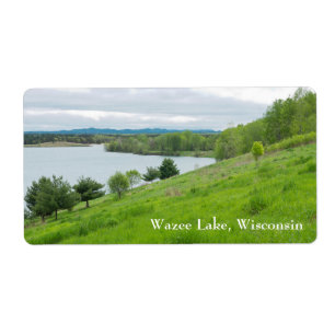 Étiquette Wazee Lake Pittoresque Vue