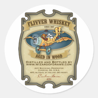 Étiquette Whiskey Flivver