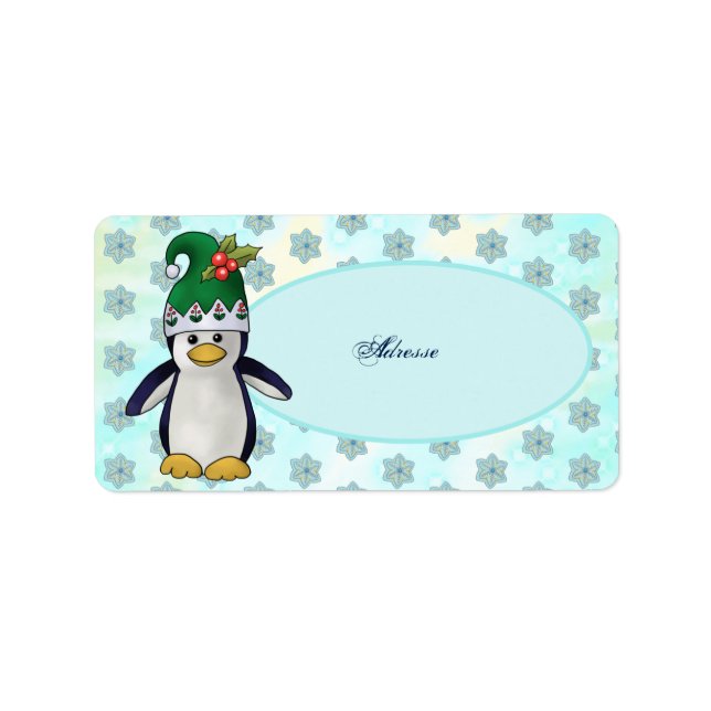 Étiquette Wichtelpinguin Adressaufkleber (Devant)
