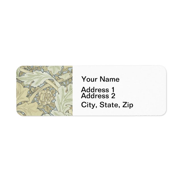 Étiquette William Morris Acanthus St James Wallpaper (Devant)