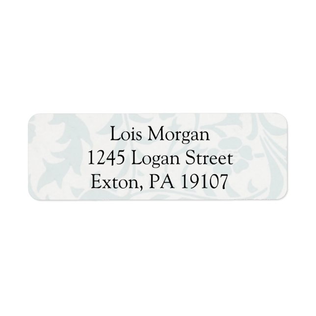 Étiquette William Morris Papier plafond Boriling en bleu (Devant)