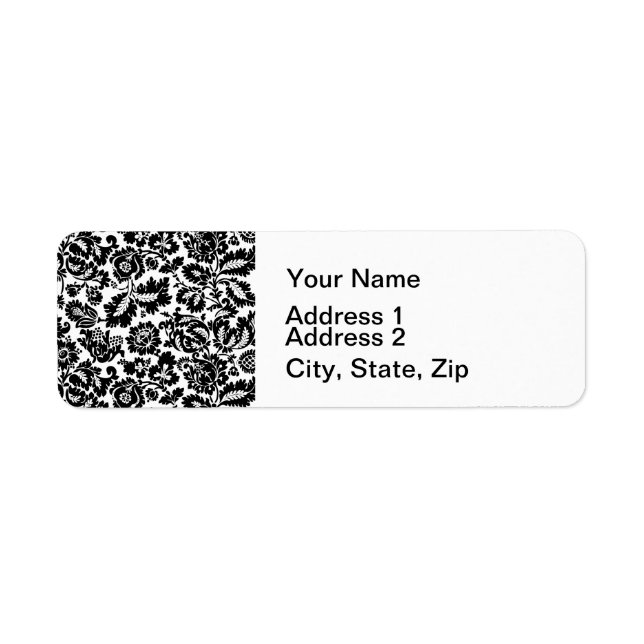 Étiquette William Morris Venetian Damask Brocade (Devant)