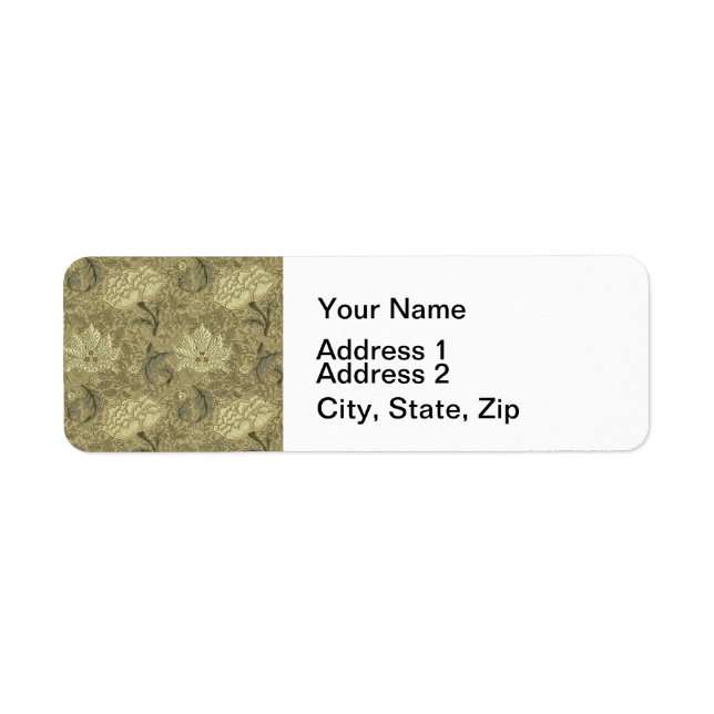 Étiquette William Morris Windrush Motif de fond d'écran (Devant)