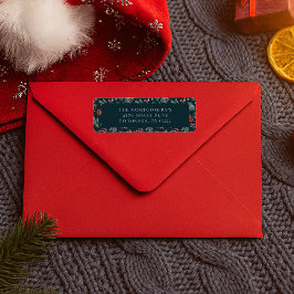 Étiquette Winter Botanicals Coquette Bow | Christmas