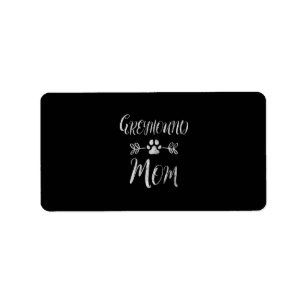 Étiquette Womens Greyhound Maman T-shirt Italian Greyhound M