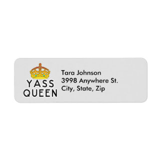 Étiquette Yass Queen, Yas Kween, Vous êtes le patron, ZFJG