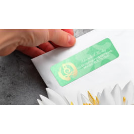 Étiquette Yoga Instructeur Méditation Pose Zen OM Adresse