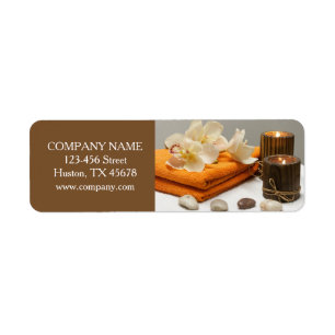 Étiquette Yoga Zen Aromathérapie SPA de soins de la peau Mas