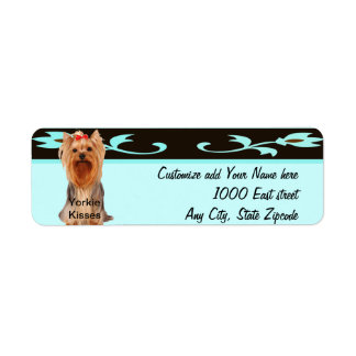Étiquette Yorkshire Terrier - Yorkie Kisses