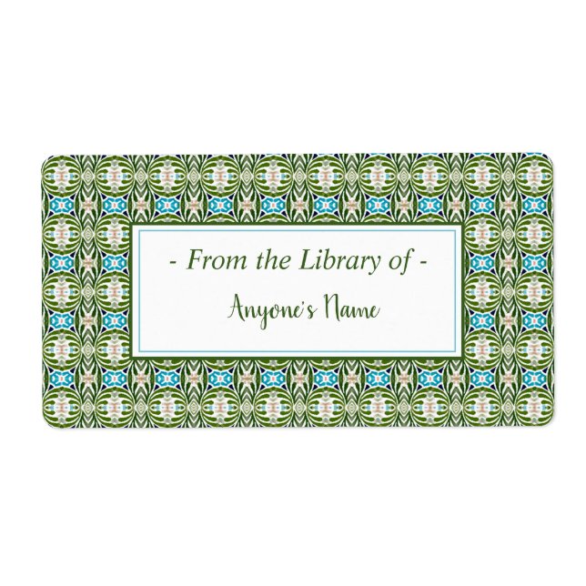 Étiquette Zoom Plaque (Devant)