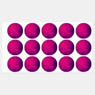 Étiquettes à dégradé magenta personnalisé