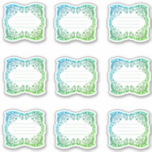 Étiquettes à filigrane