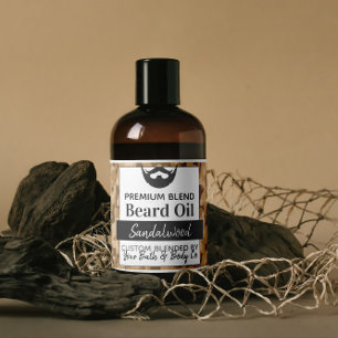 🧔 ♂️ Étiquettes À Huile De Barbe De Camouflage